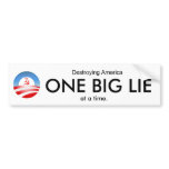 ONE BIG LIE BUMPER STICKERS