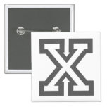 One big X Pins