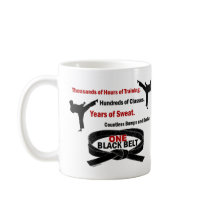 ONE Black Belt 1 KARATE T-SHIRTS & APPAREL Mug