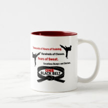 ONE Black Belt 1 KARATE T-SHIRTS & APPAREL Mug