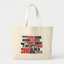 ONE Black Belt 2 KARATE T-SHIRTS & APPAREL Tote Bags