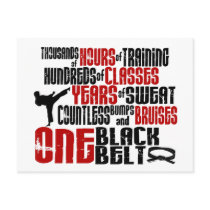 ONE Black Belt 2 KARATE T-SHIRTS & APPAREL