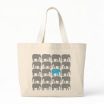 One Blue Elephant in the Herd Bag