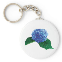 One Blue Hydrangea
