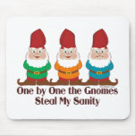 One By One The Gnomes mousepads