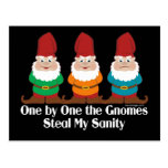 One By One The Gnomes Post Card