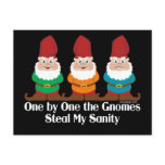 One By One The Gnomes postcards