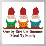 One By One The Gnomes Posters posters