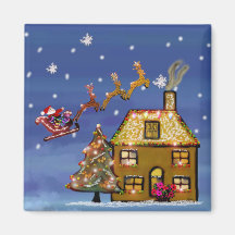 One Christmas Night Magnets