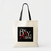 One Day at a Time Canvas Bag