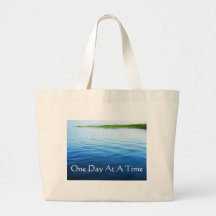 One Day At A Time Canvas Bags