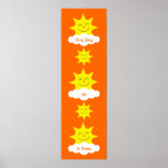One Day At A Time Customisable Long Recovery Poster