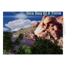 One day at a time greeting card