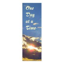 One Day at a Time Radiance bookmark Business Card Templates