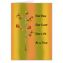 One Day One Step Greeting Cards