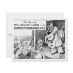 One Day Only: Evil Banjo Clown invitations