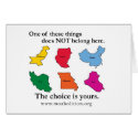 One-does-not-belong Cards