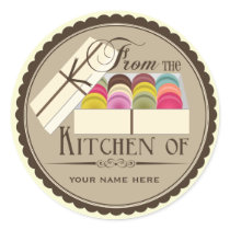 One Dozen French Macarons "From The Kitchen Of"