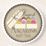 One Dozen French Macarons In A Gift Box Coasters