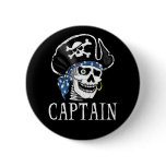 One-eyed Pirate Captain buttons
