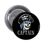 One-eyed Pirate Captain Pins