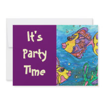 One Fish Two Fish Party Invitations
