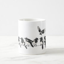 One for sorrow, Two for joy Mugs