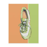 One Green Sneaker Postcard