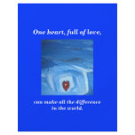 ONE HEART / HEALED flyers