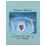 ONE HEART / HEALED flyers