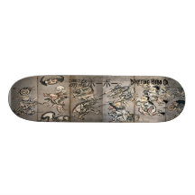 one hell of a skate drifting hobo board custom skateboard