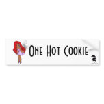 One Hot Cookie By RyuNeko-Artz bumper stickers