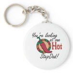 One Hot StepDad keychains