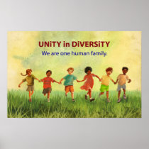 One Human Family Posters