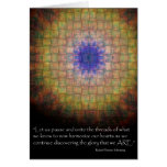 One Human Tapestry Greeting Cards