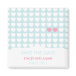 One in a Million Hearts Save the Date Magnet