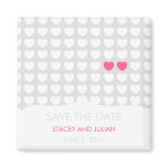 One in a Million Hearts Save the Date Magnet