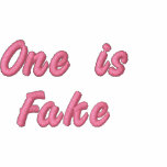 One is real, One is fake embroidered shirts