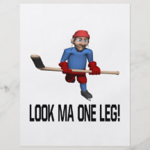 One Leg Flyer Design