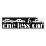 one less car bumper sticker