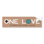 One Love bumper stickers