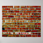 One Mind Blocking Wall Print