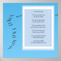 One More Morning Poetry Poster