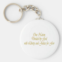 One nation... keychain