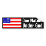 One Nation Under God Bumper Stickers