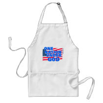 One Nation Under God christian gift Apron