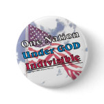 One Nation under GOD Indivisible Buttons
