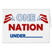 One Nation Underline Card