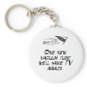 One new vacuum tube. . . keychains