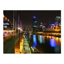 One night in Melbourne Postcards